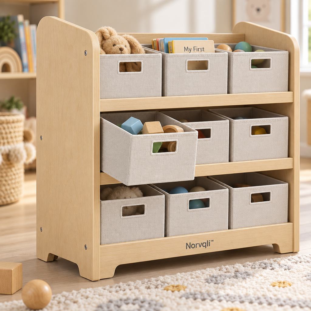 Norvqli™ Multi-Tier Children’s Toy Storage Shelf main image 03