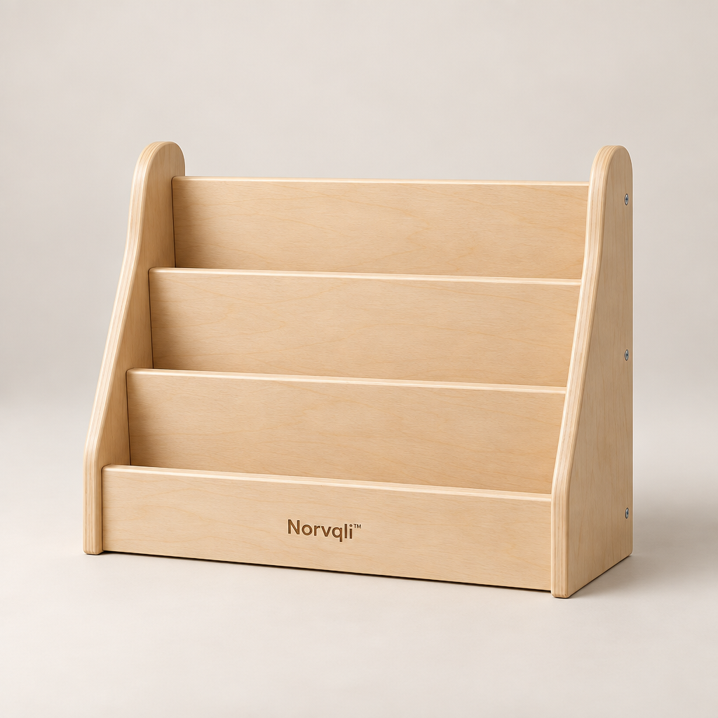 Norvqli™ Children’s Picture Book Display Shelf hero