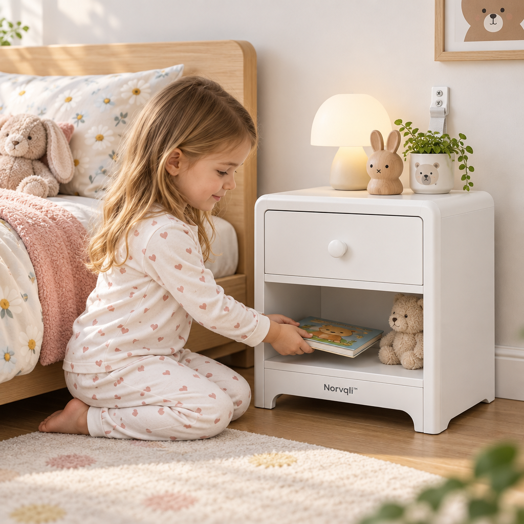 Norvqli™ Children’s Bedside Storage Cabinet main image 03