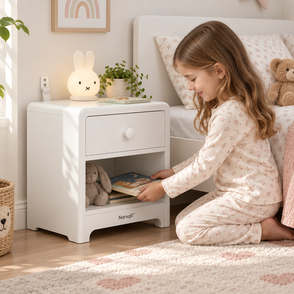 Norvqli™ Children’s Bedside Storage Cabinet main image 04
