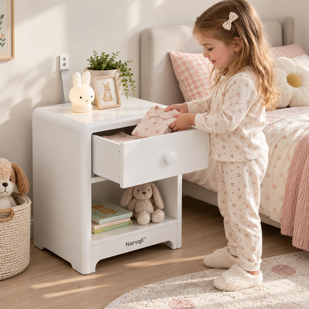 Norvqli™ Children’s Bedside Storage Cabinet main image 05