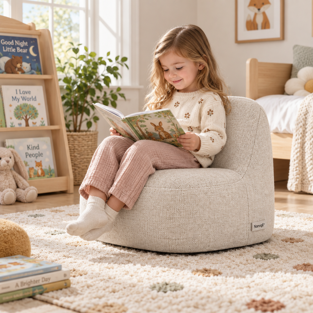 Norvqli™ Children’s Reading Lounge Stool main image 02