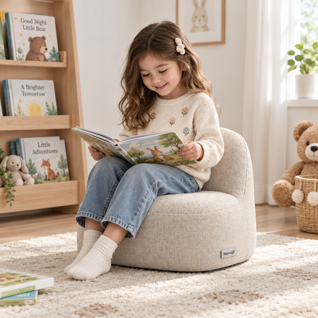 Norvqli™ Children’s Reading Lounge Stool main image 04