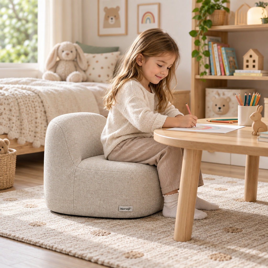 Norvqli™ Children’s Reading Lounge Stool main image 05