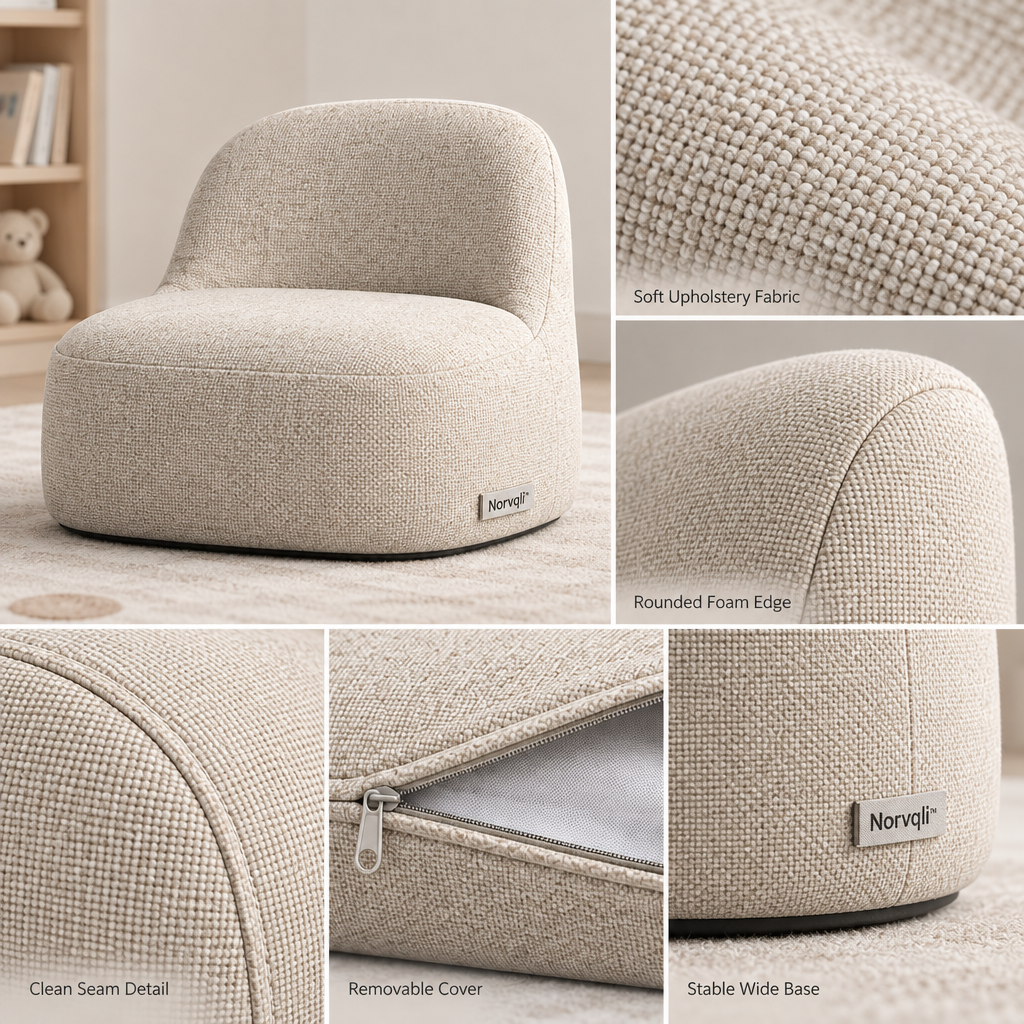 Norvqli™ Children’s Reading Lounge Stool main image 06
