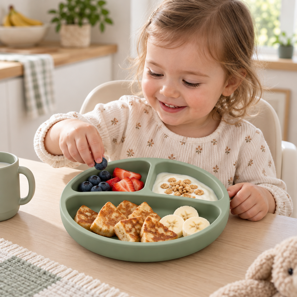 Norvqli™ Non-Slip Compartment Children’s Plate main image 05