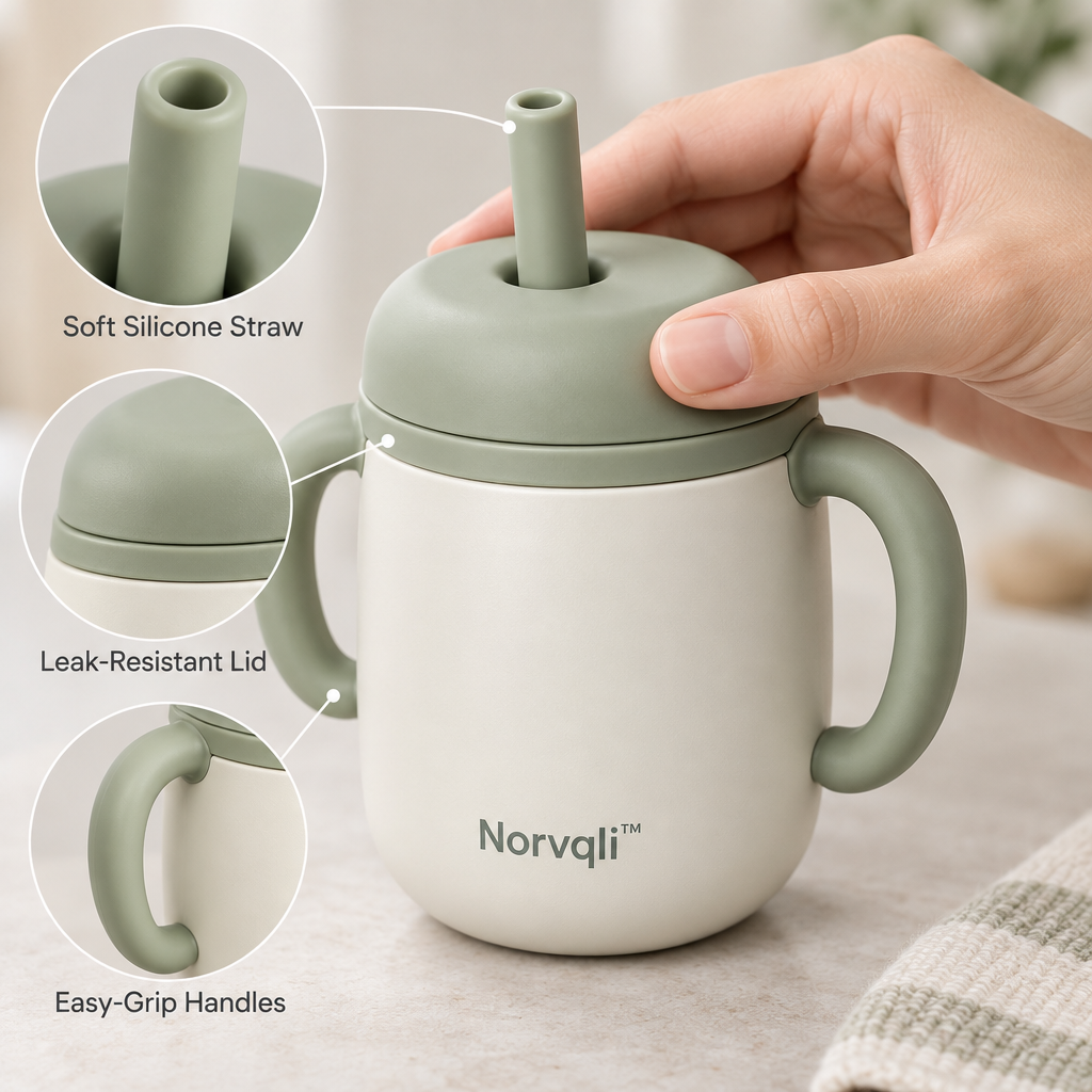 Norvqli™ Children’s Insulated Straw Cup main image 03