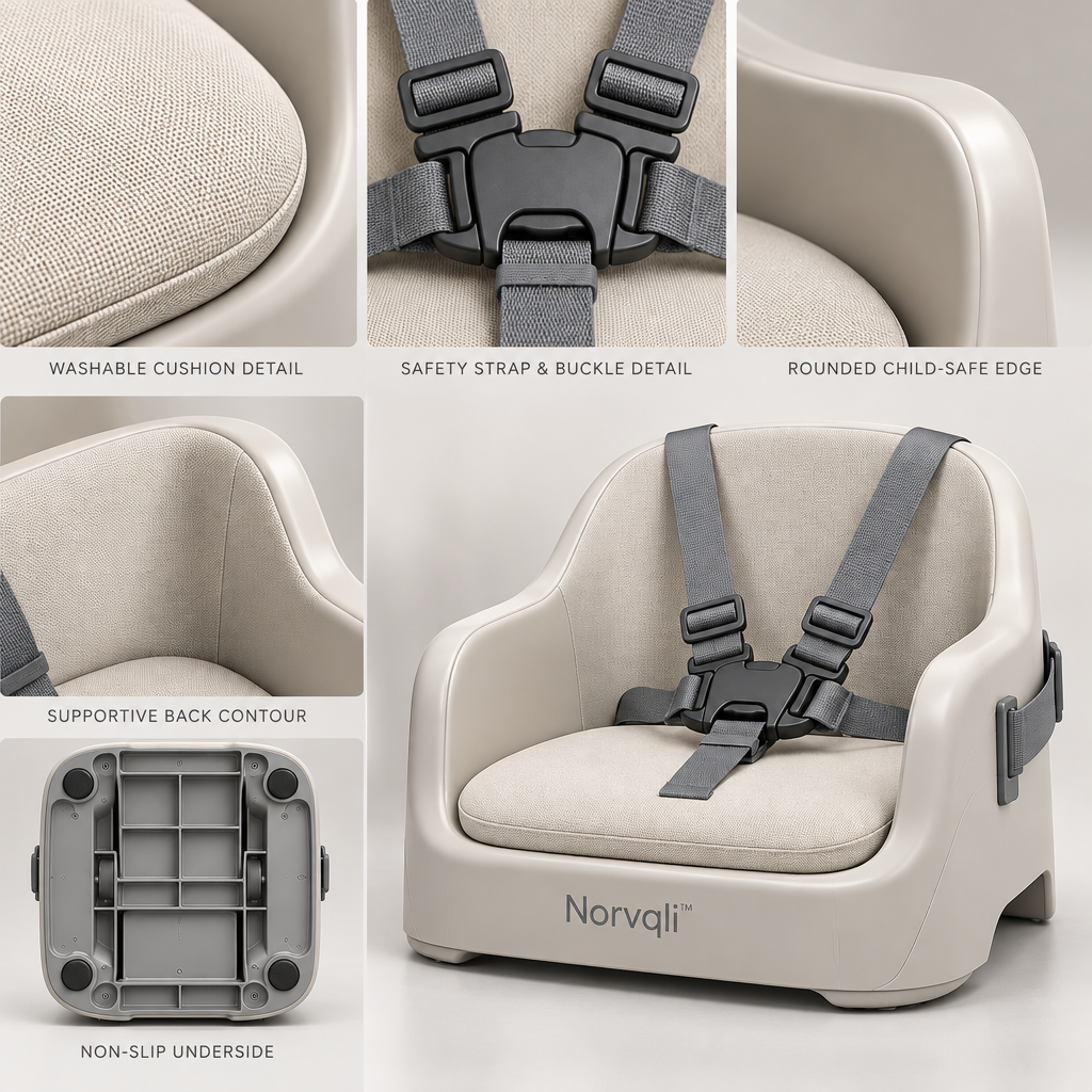 Norvqli™ Adjustable Children’s Booster Seat main image 06