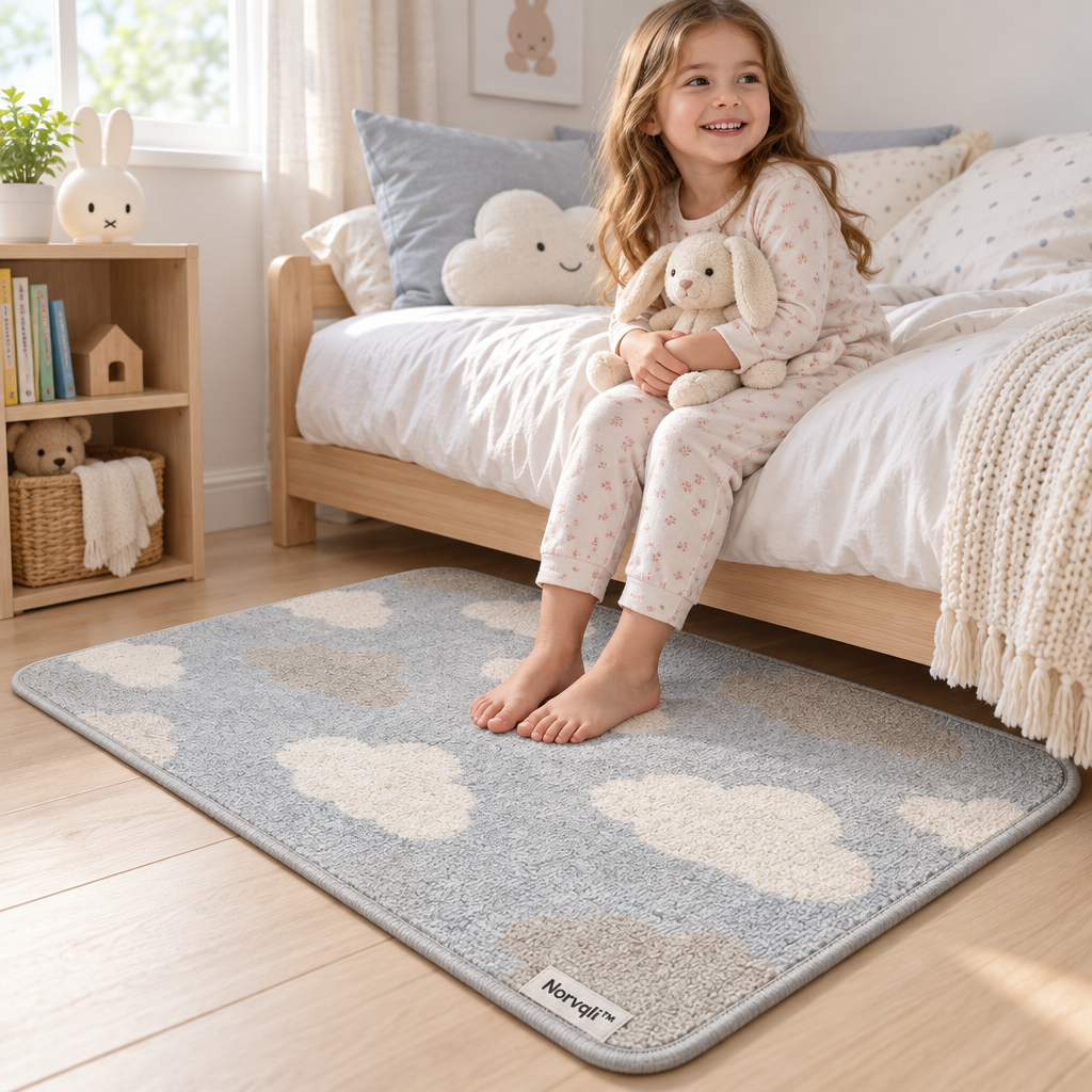 Norvqli™ Soft Children’s Bedside Rug main image 04