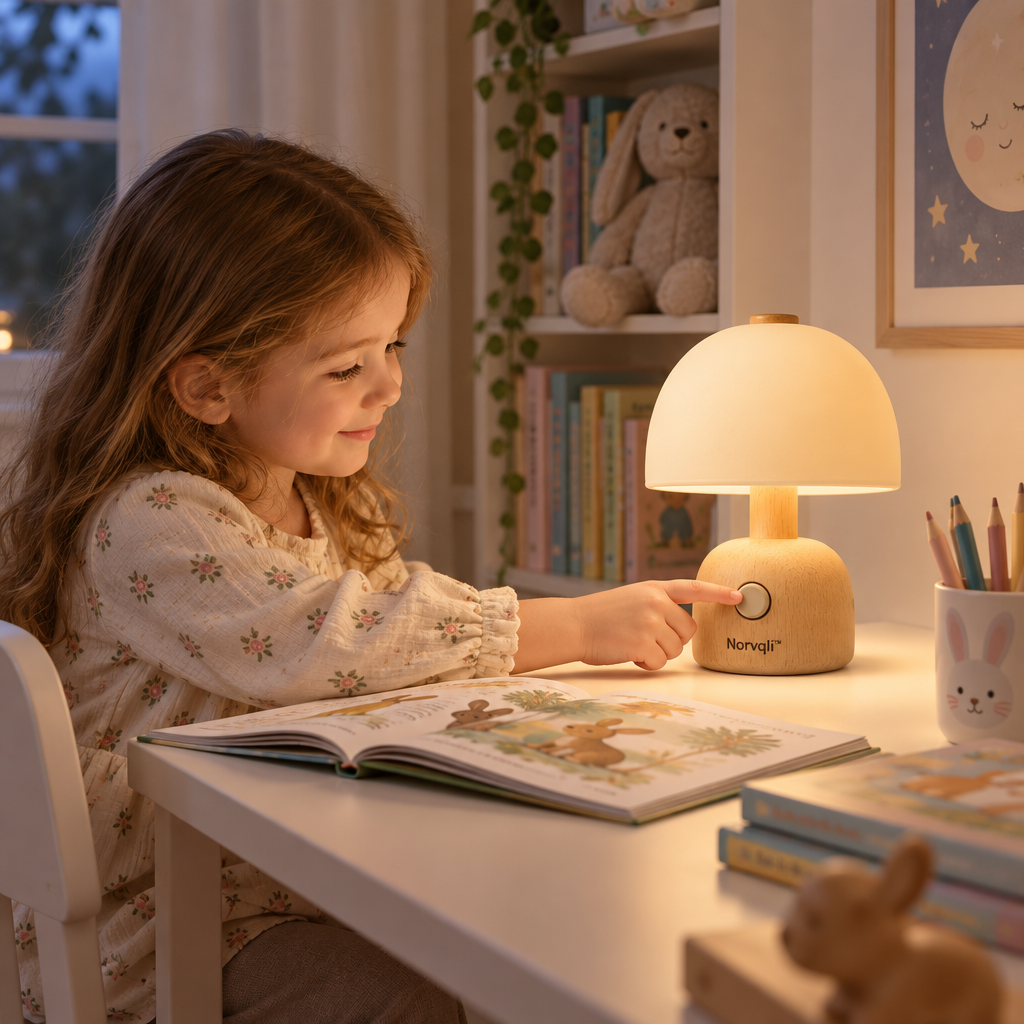 Norvqli™ Children’s Bedside Reading Lamp main image 05