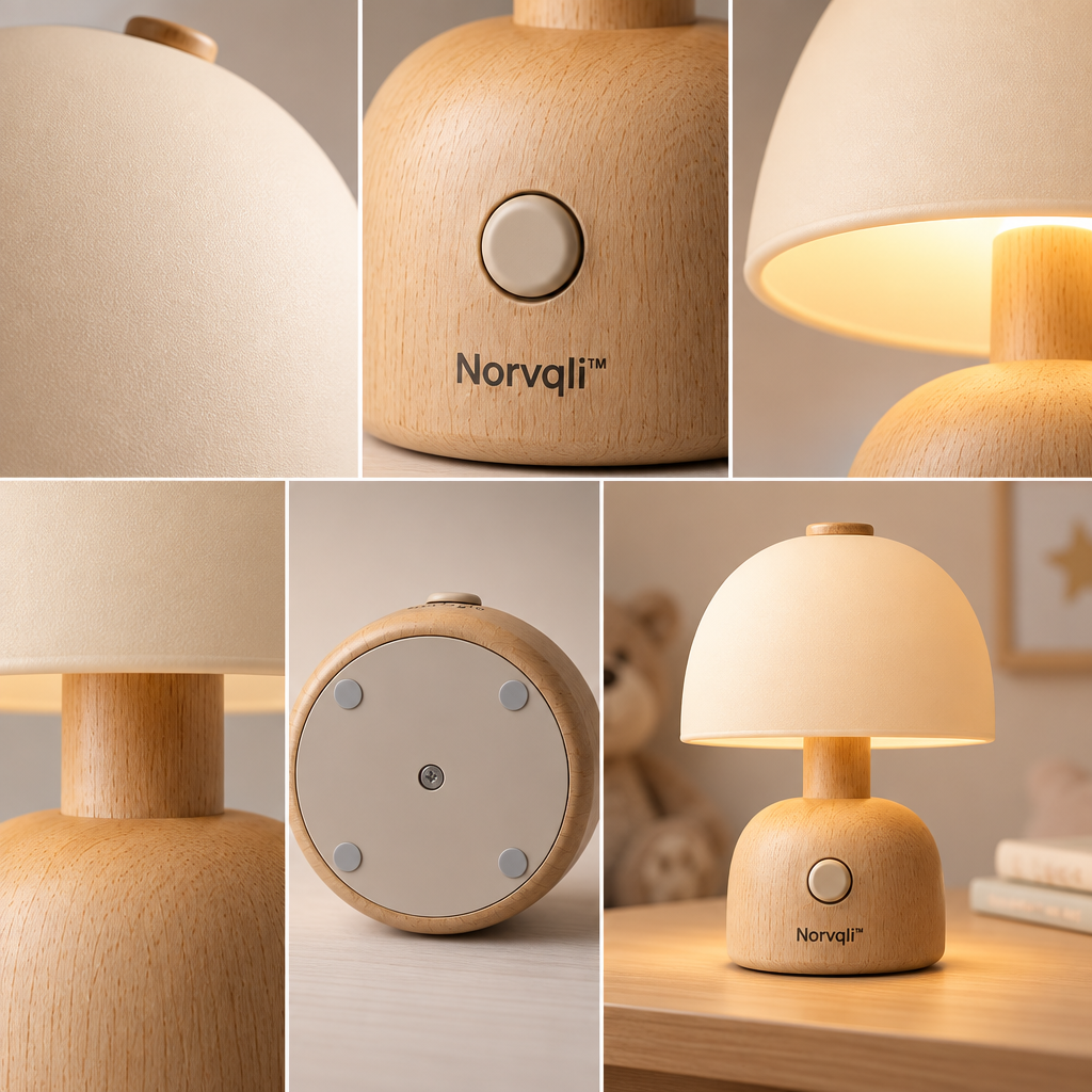 Norvqli™ Children’s Bedside Reading Lamp main image 06