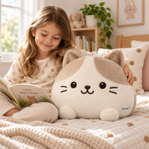 Norvqli™ Cartoon-Shaped Children’s Cushion main image 02