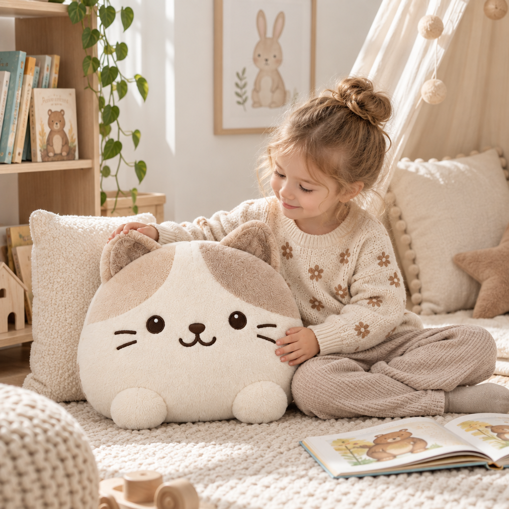 Norvqli™ Cartoon-Shaped Children’s Cushion main image 05