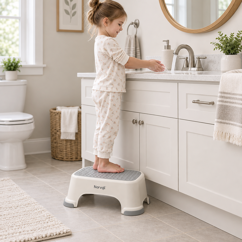 Norvqli™ Non-Slip Children’s Bathroom Step Stool main image 02