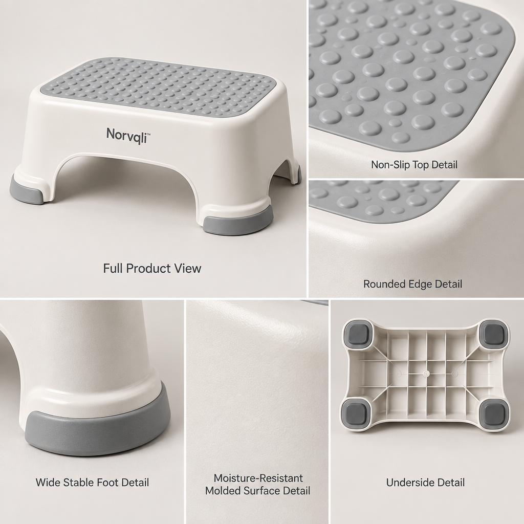 Norvqli™ Non-Slip Children’s Bathroom Step Stool main image 06