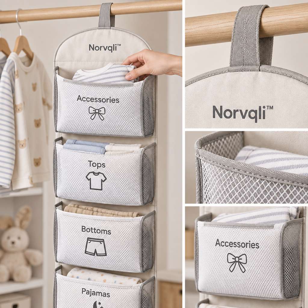Norvqli™ Children’s Hanging Clothing Organizer main image 03