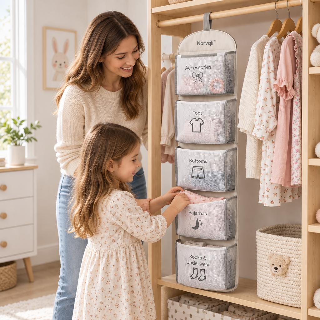 Norvqli™ Children’s Hanging Clothing Organizer main image 05