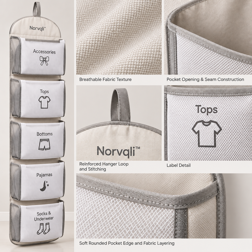 Norvqli™ Children’s Hanging Clothing Organizer main image 06