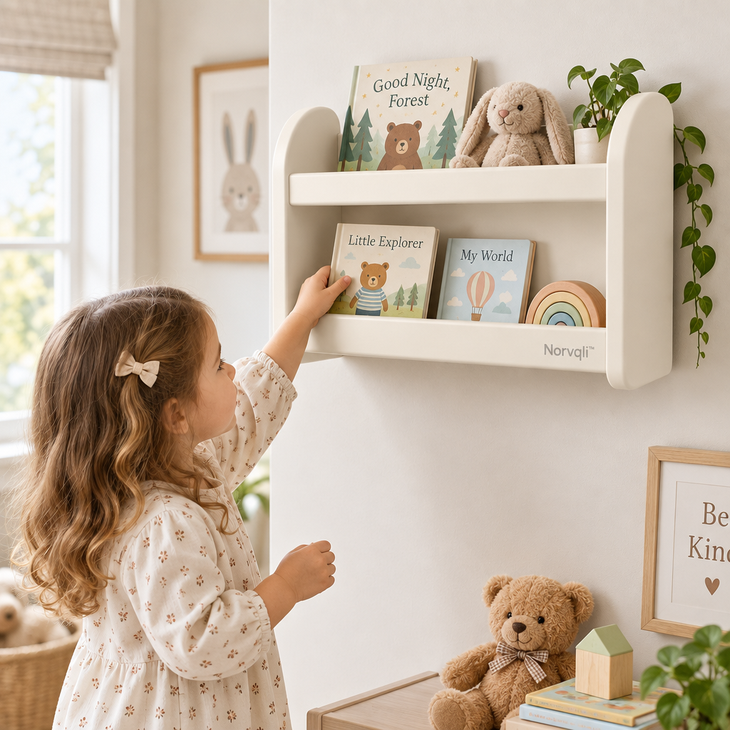 Norvqli™ Multi-Function Children’s Wall Shelf main image 02