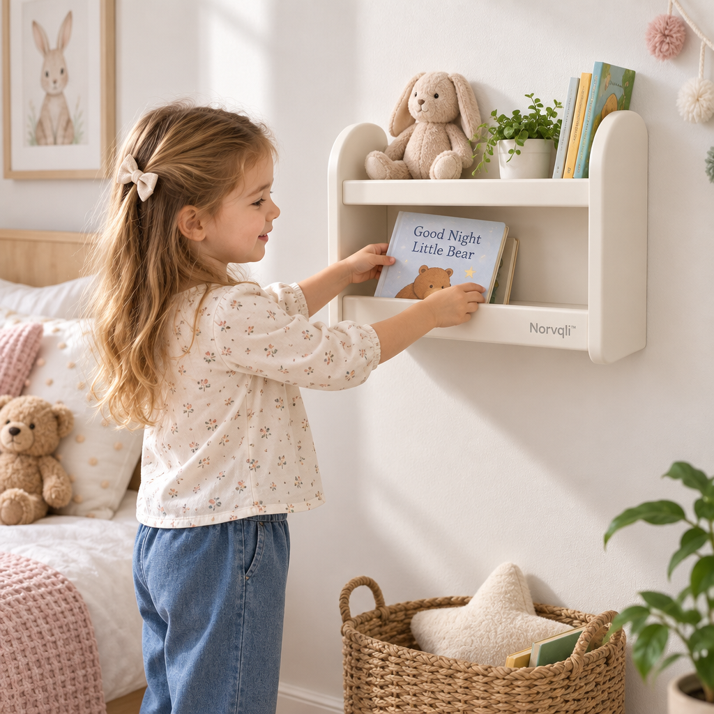 Norvqli™ Multi-Function Children’s Wall Shelf main image 04